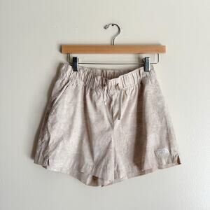 The North Face Tan Printed Class V Shorts Small Gorp Gorp Core Outdoor Hiking